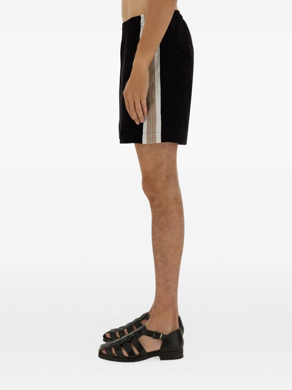 side-stripe shorts - 3