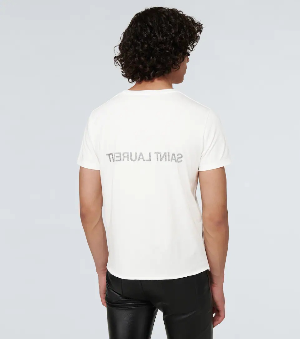 Reversed logo short-sleeved T-shirt - 4