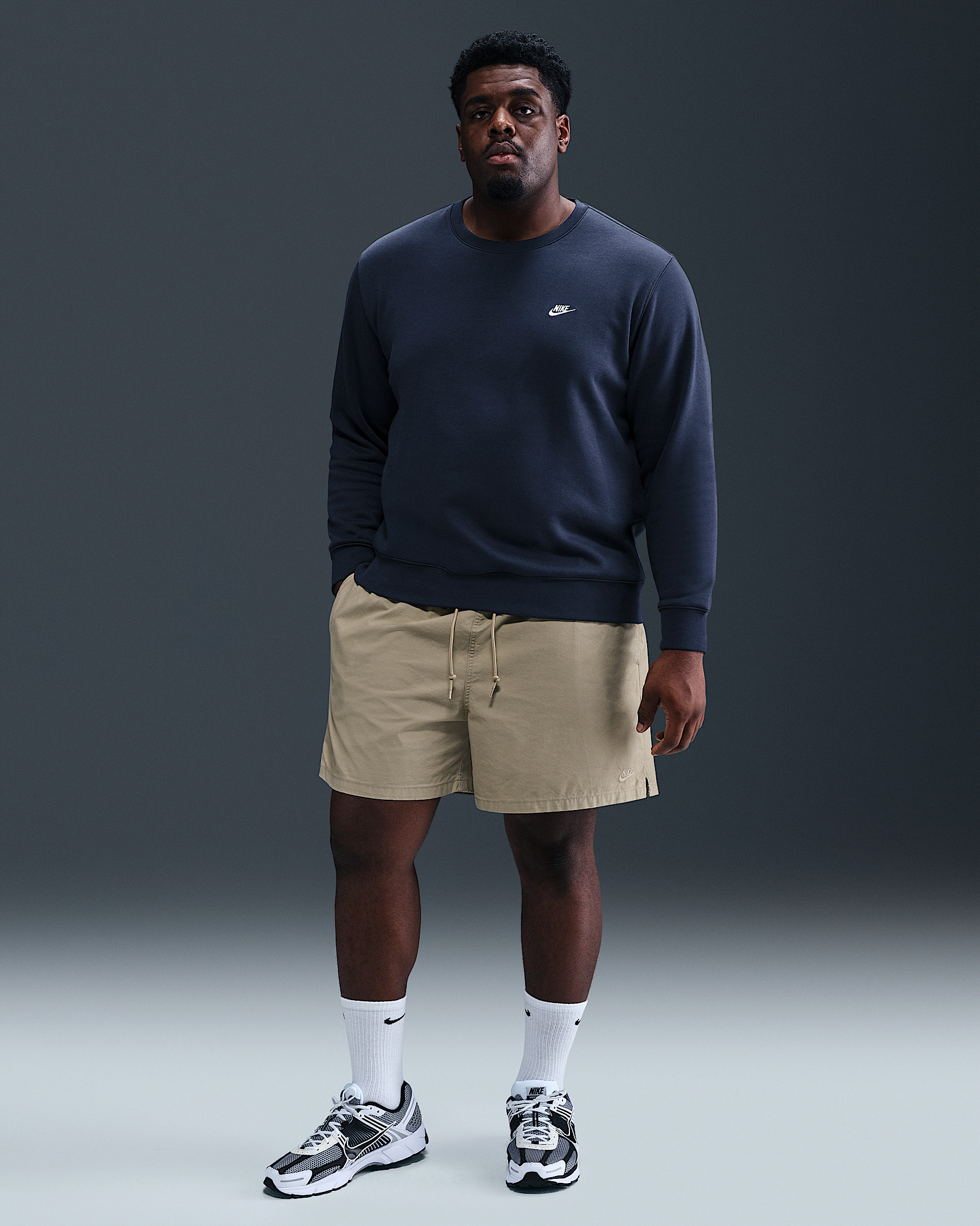 Nike Club Men's Fleece Crew - 9