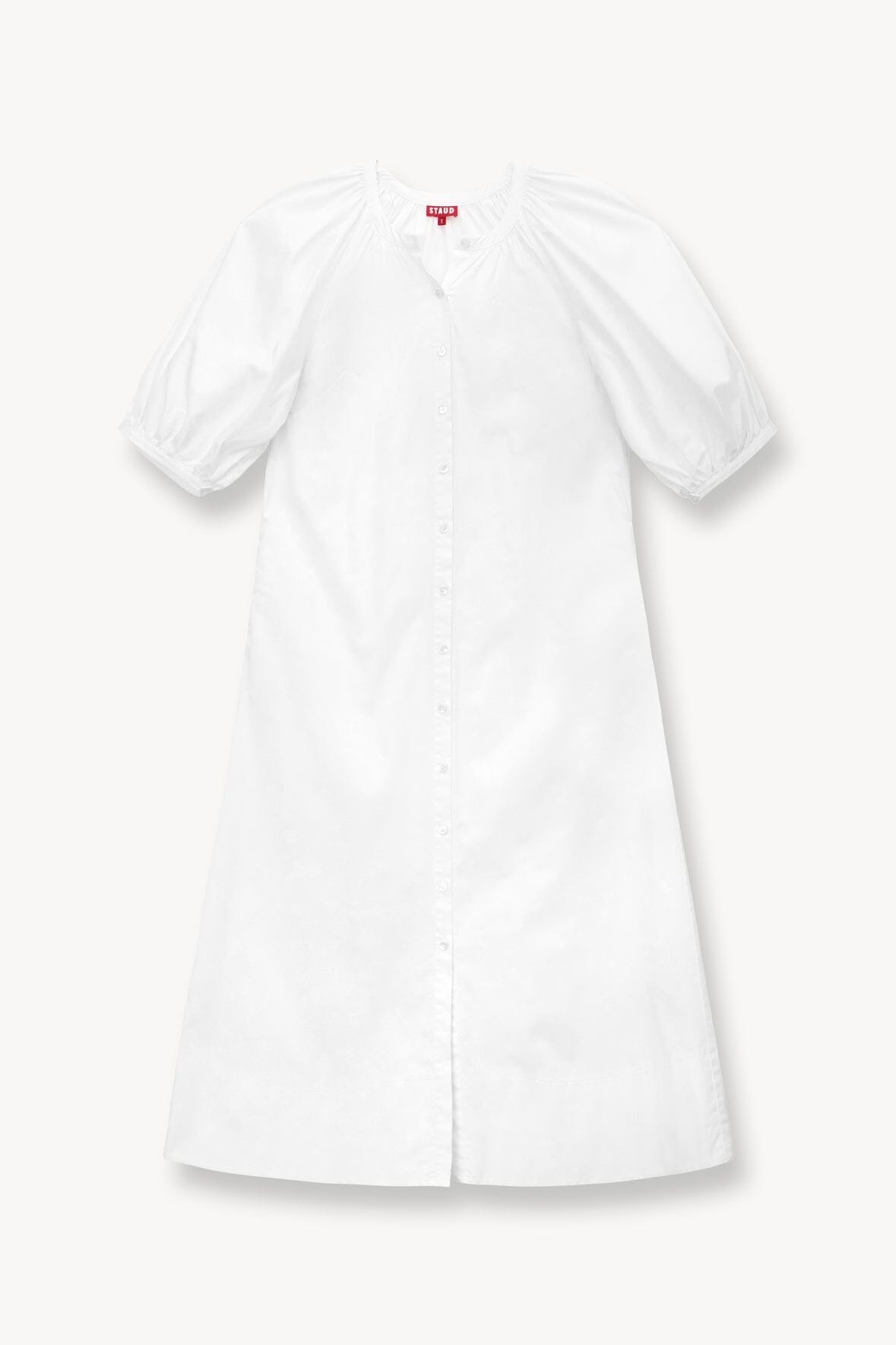 STAUD VINCENT DRESS | WHITE - 1
