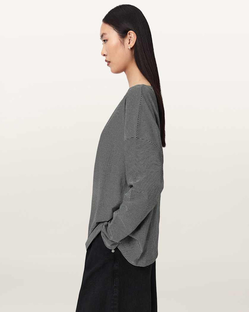 RITA LONG SLEEVE STRIPED T-SHIRT 5