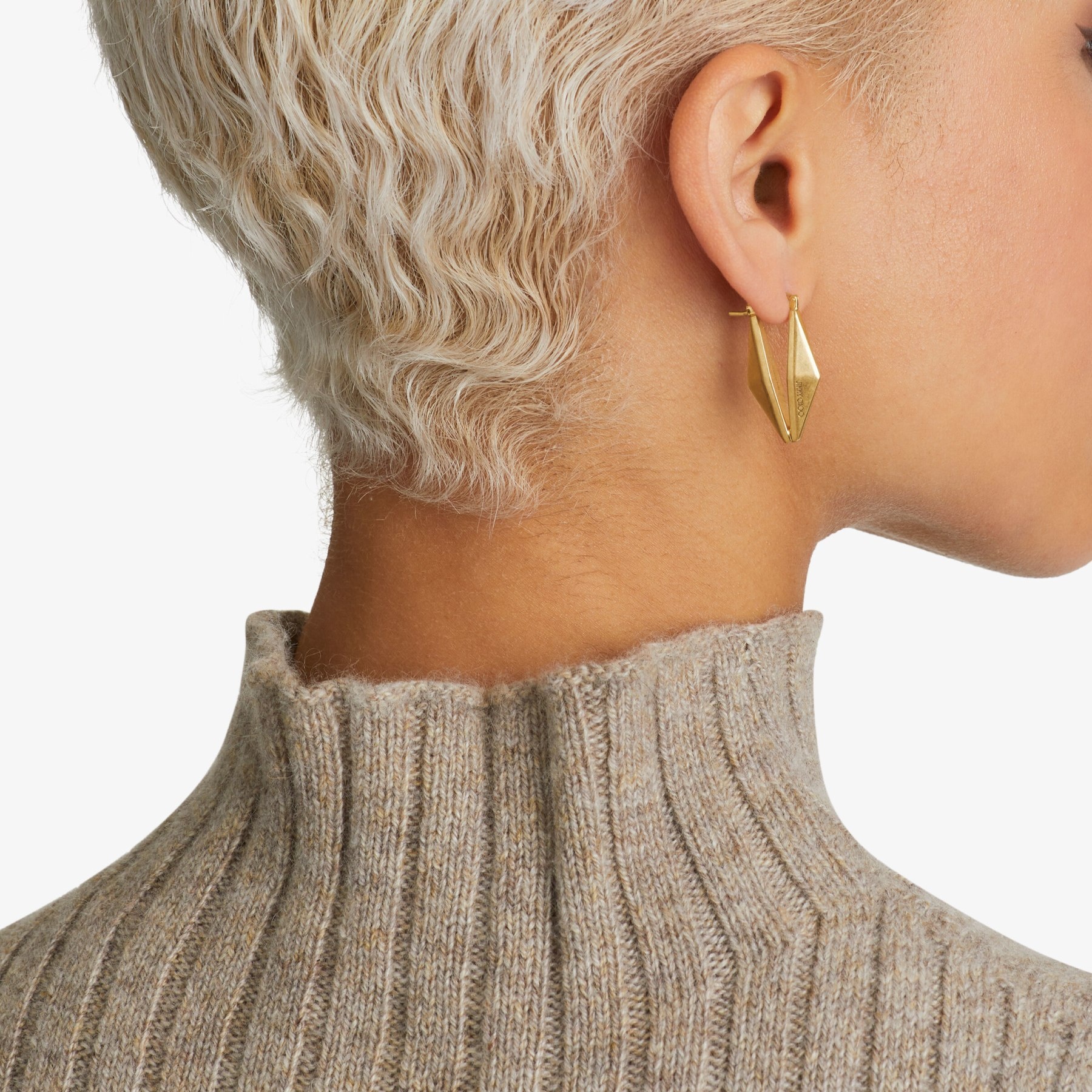 ピアス JIMMY CHOO EARRINGS GOLD L EARRINGS Gold-Finish Diamond Chain Earrings | Diamond | Jewellery