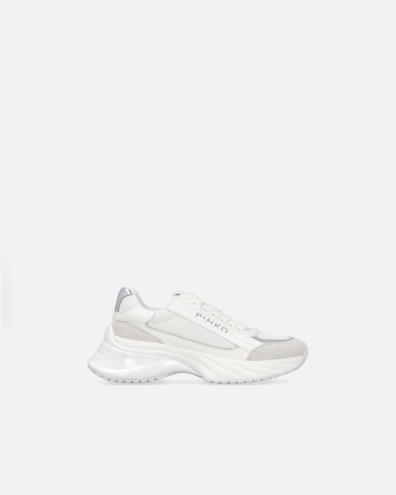 ARIEL SNEAKERS WITH LOGO AND LEATHER AND SUEDE DETAILS - 1