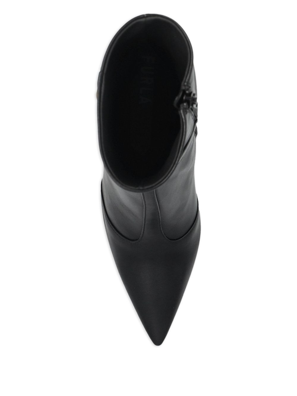 100mm Sfera pointed-toe leather ankle boots - 5