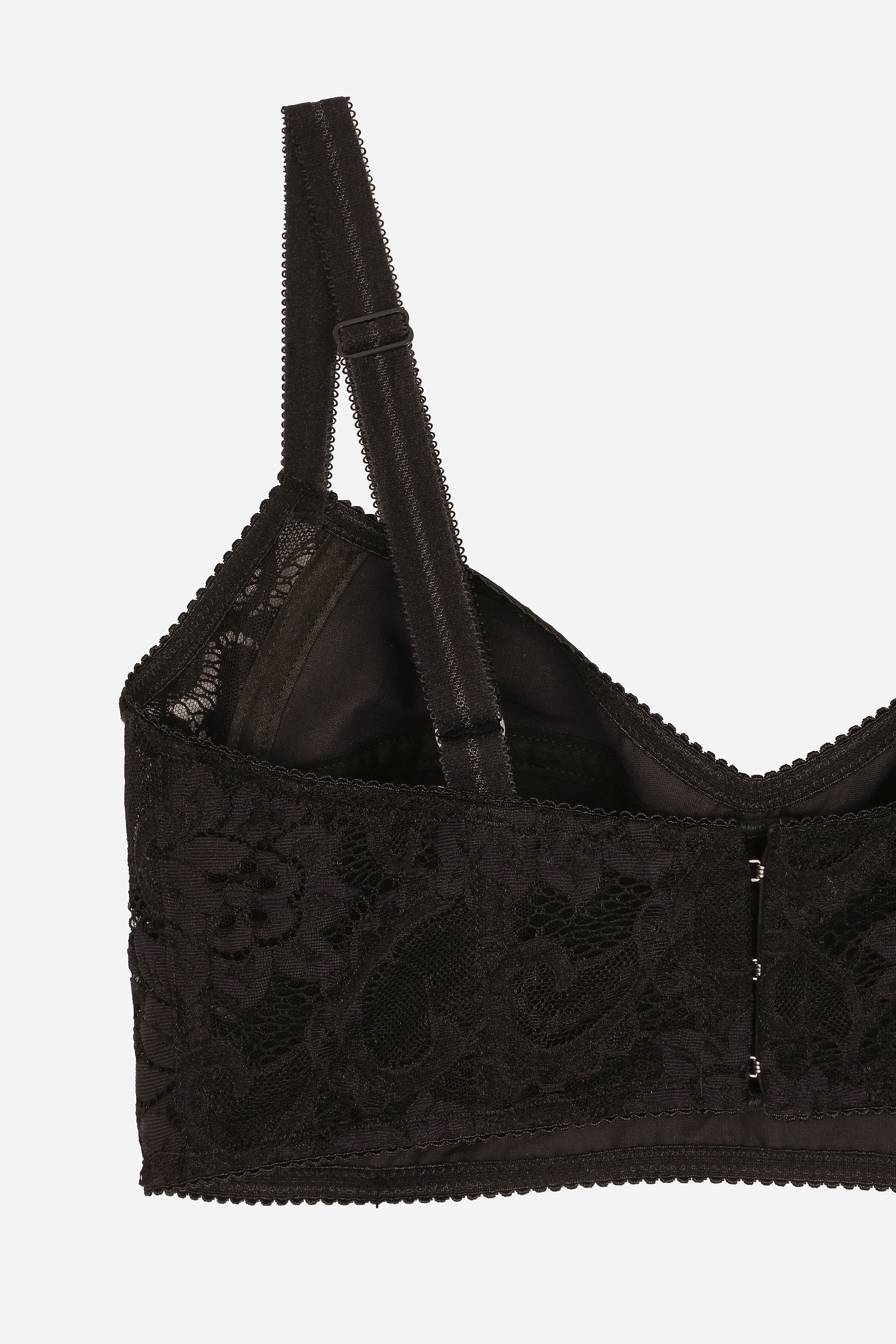 Satin and lace bralette top - 5