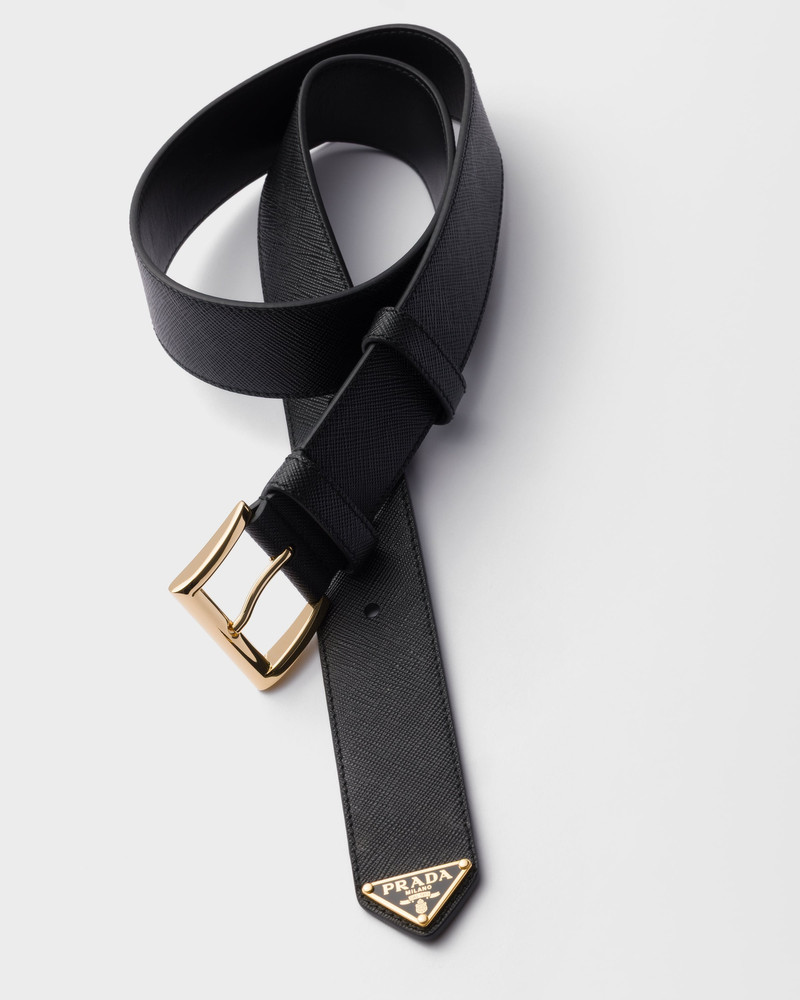 Prada Saffiano leather belt outlook