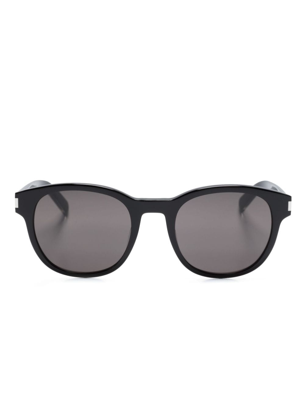 logo-engraved square-frame sunglasses - 1