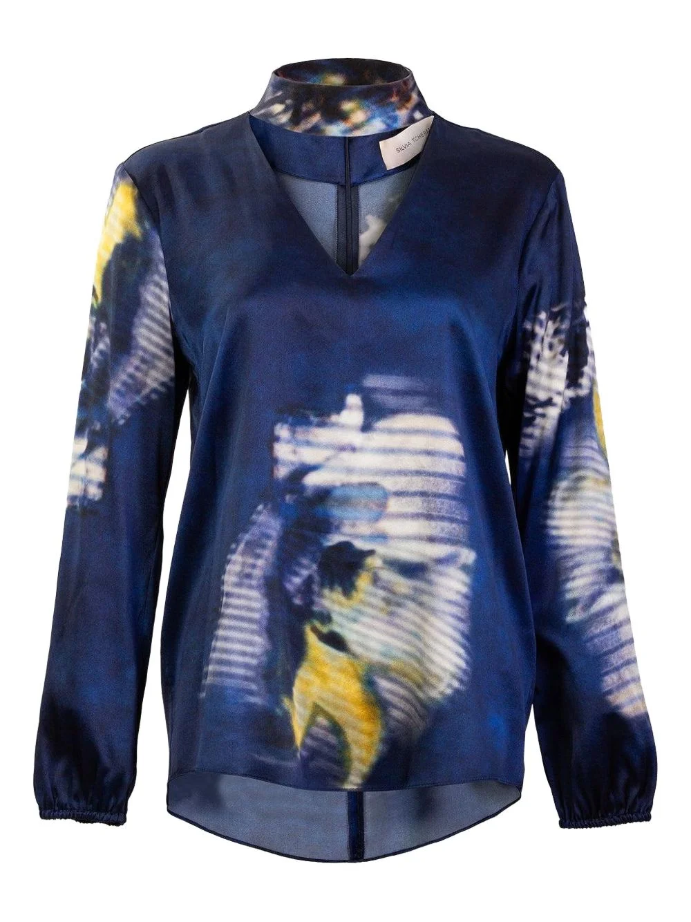 V-neck floral blouse - 1