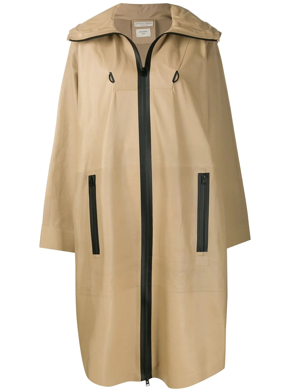 voluminous hooded parka coat - 1