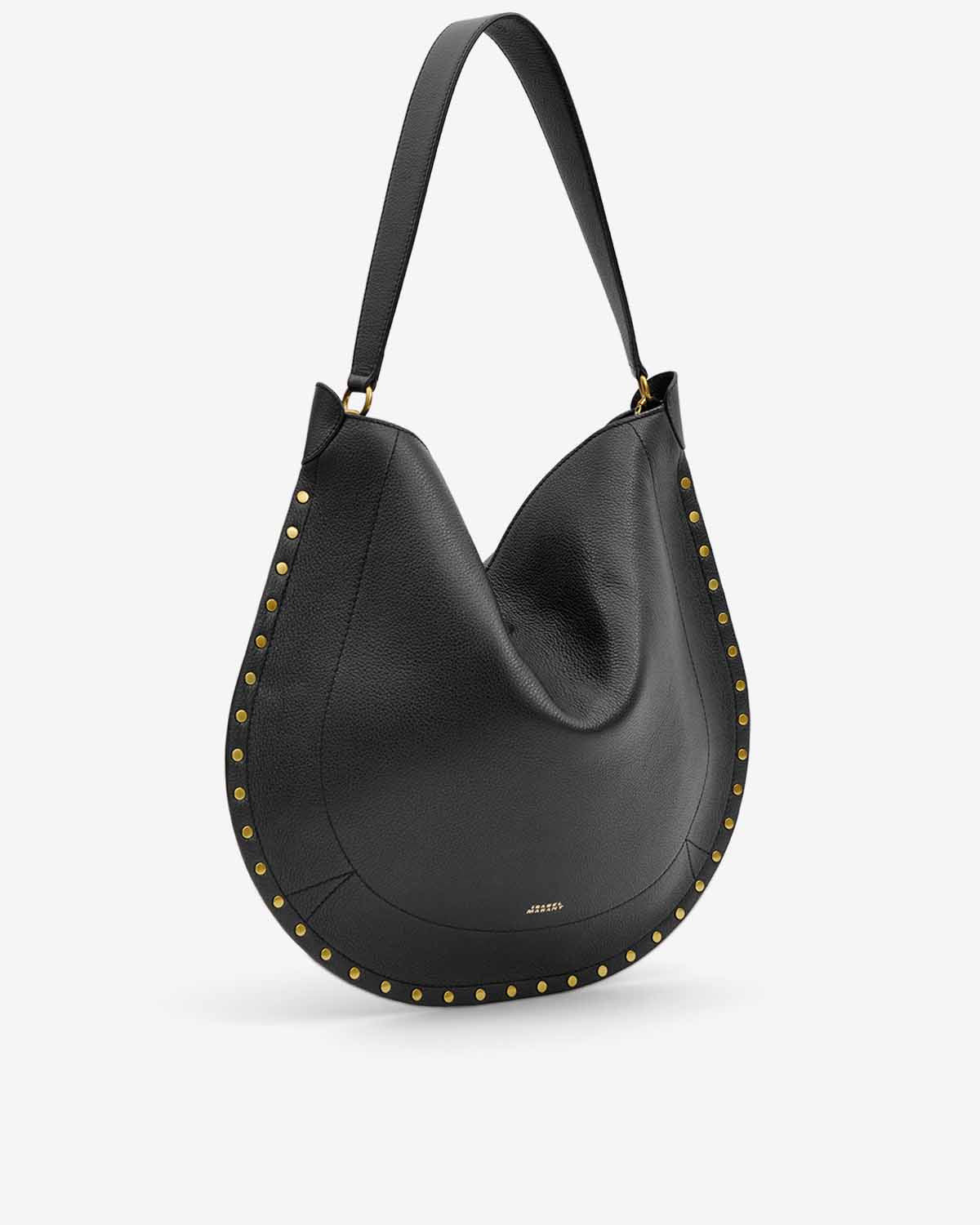 OSKAN HOBO SOFT BAG IN GRAINED LEATHER - 5