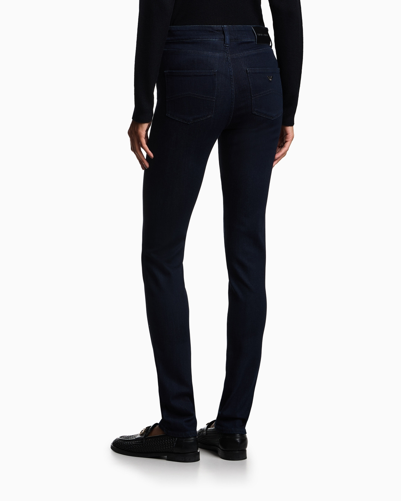 J18 High-waisted skinny-fit viscose-blend denim jeans - 3