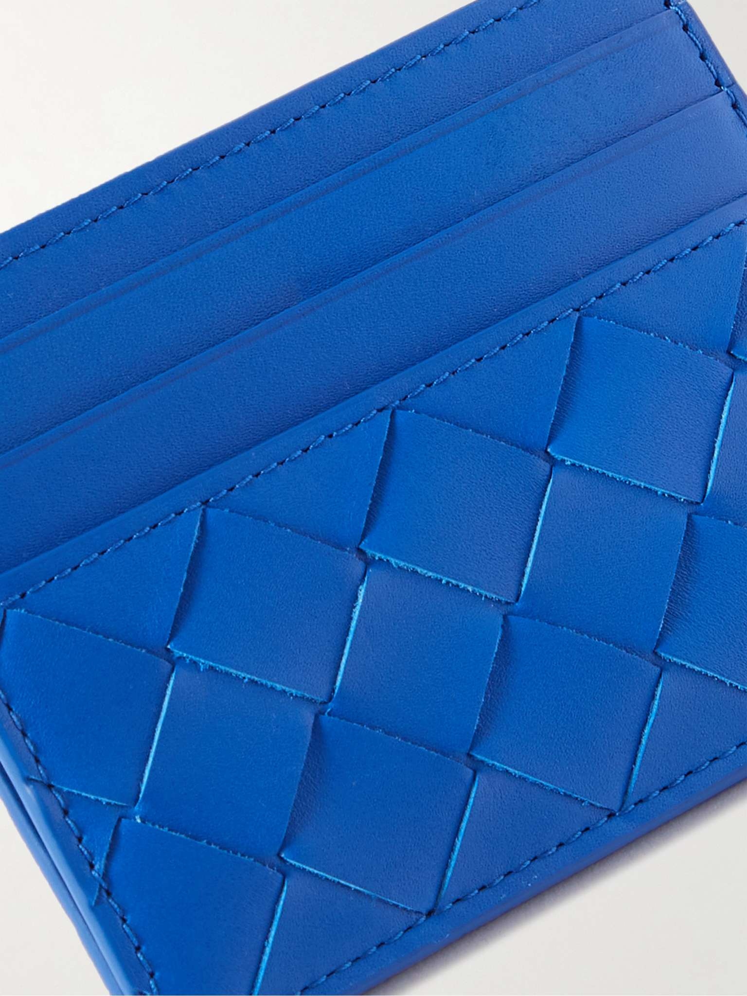 Intrecciato Leather Cardholder - 4