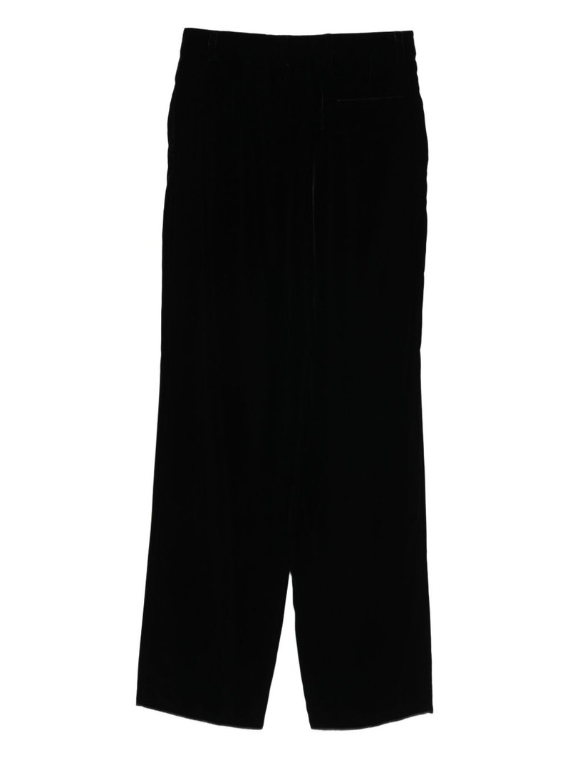 EMPORIO ARMANI velvet trousers outlook