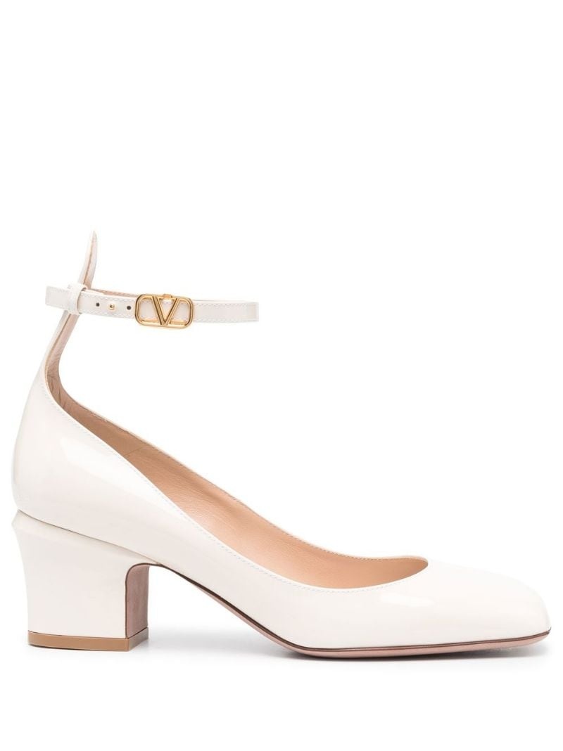 Tan-Go 60mm patent-leather pumps - 1