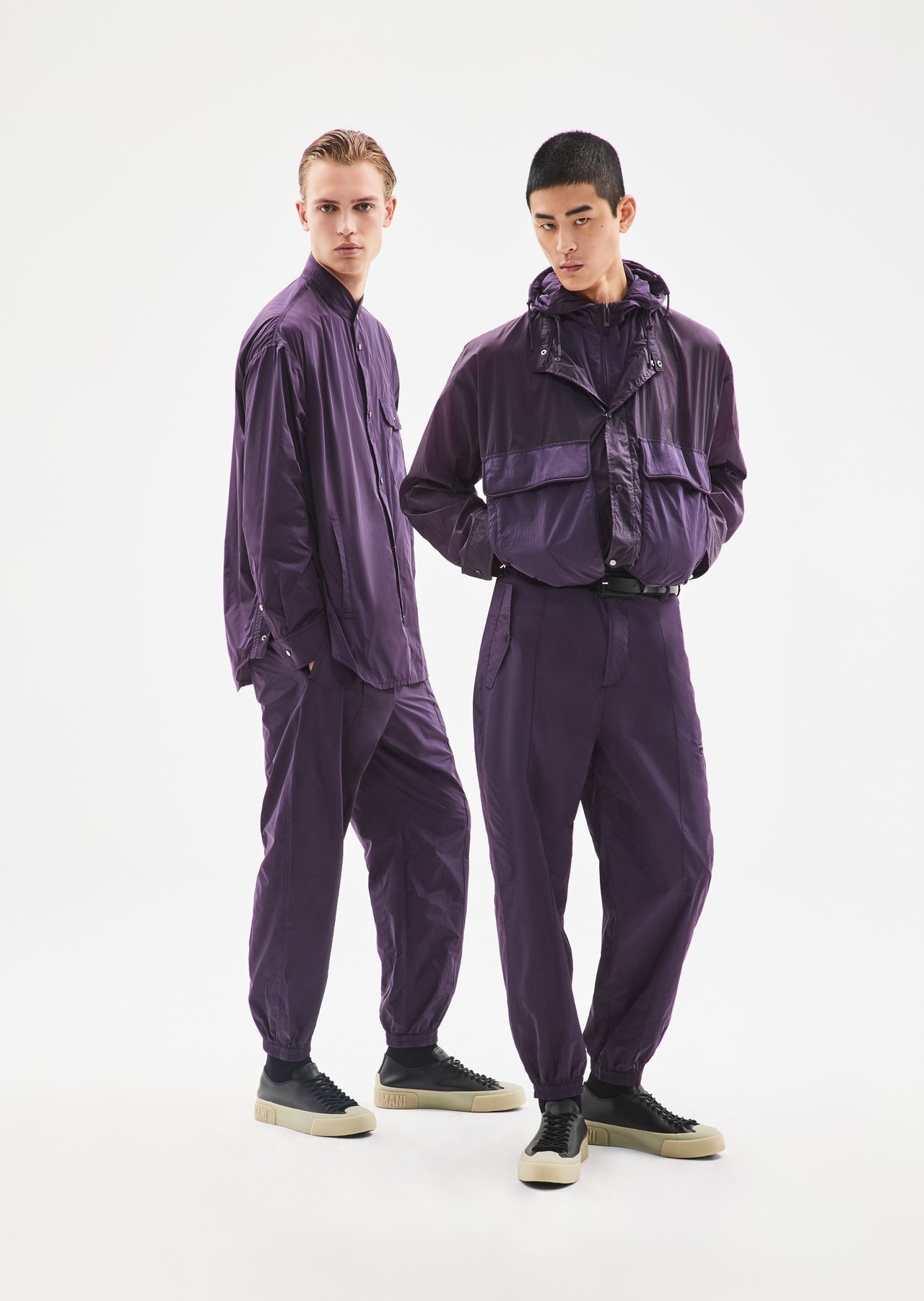 Lightweight nylon trousers with stretch ankle cuffs - 6