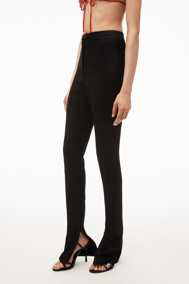 tailored legging in stretch satin 4