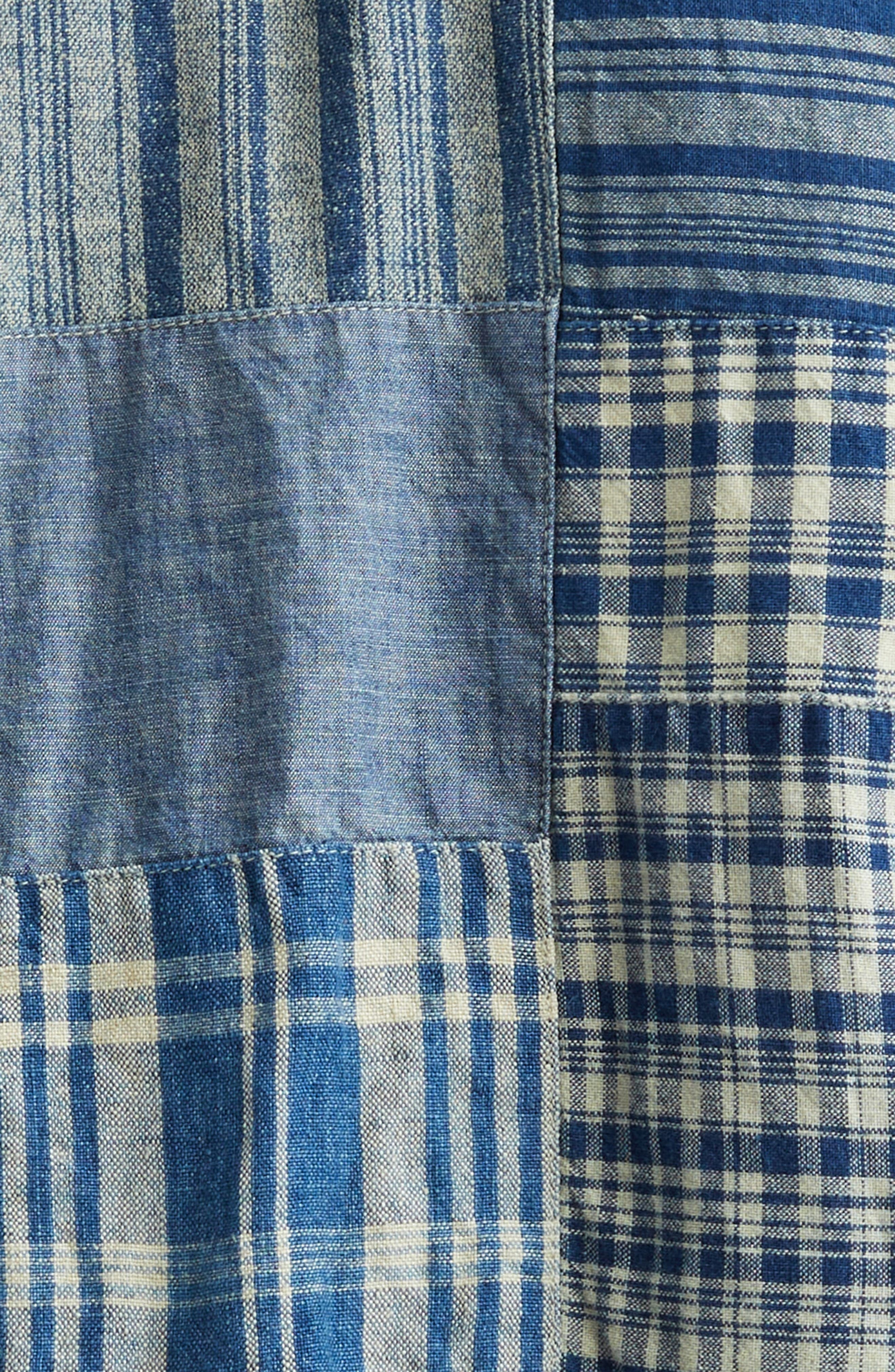 Double RL Indigo Patchwork Camp Shirt at Nordstrom - 7