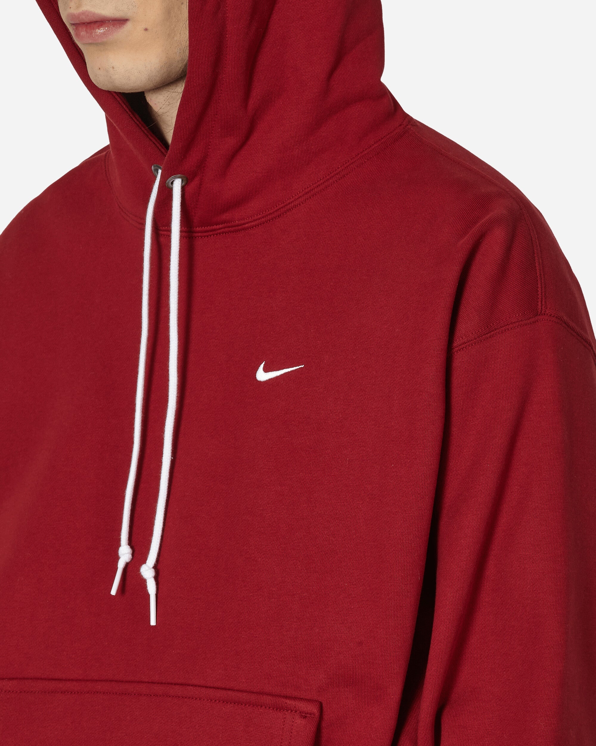 Solo Swoosh Hooded Sweatshirt Team Red - 5