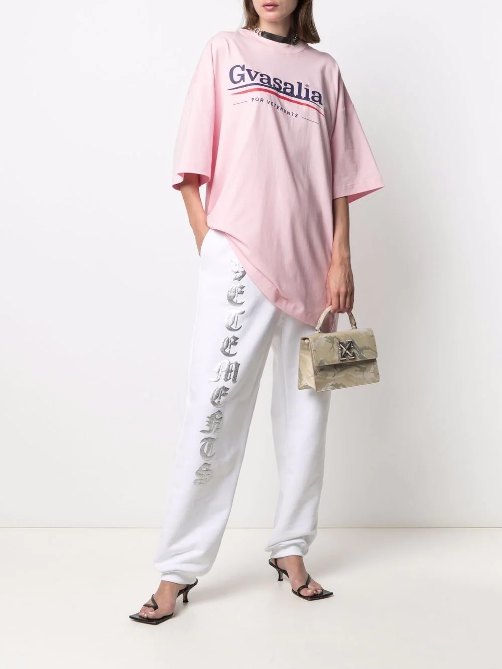 logo-print track pants - 3