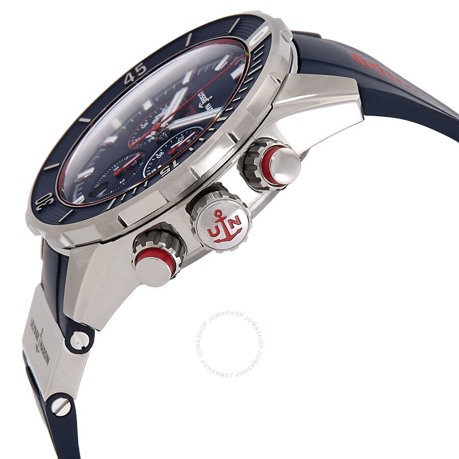 Ulysse Nardin Diver Chronograph Automatic Blue Dial Men's Watch 1503-170LE-3/93-HAMMER - 2