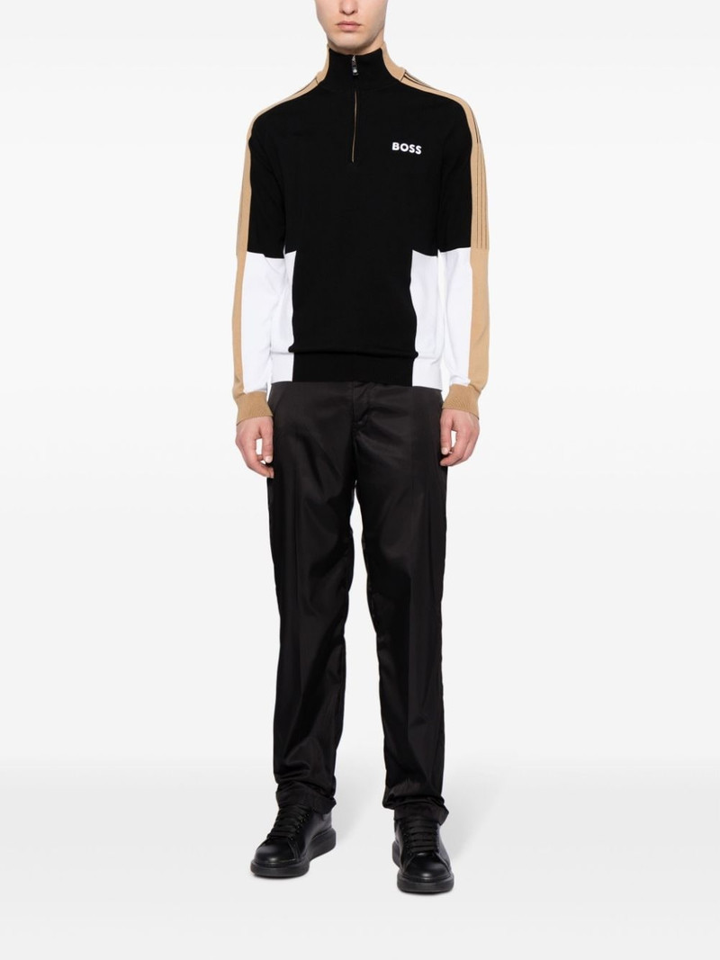 BOSS Zolkar colour-block sweatshirt outlook