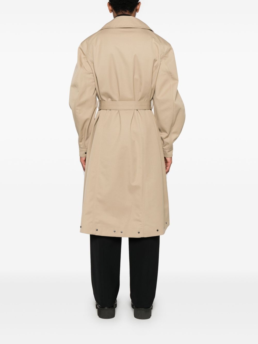 belted trench coat - 4