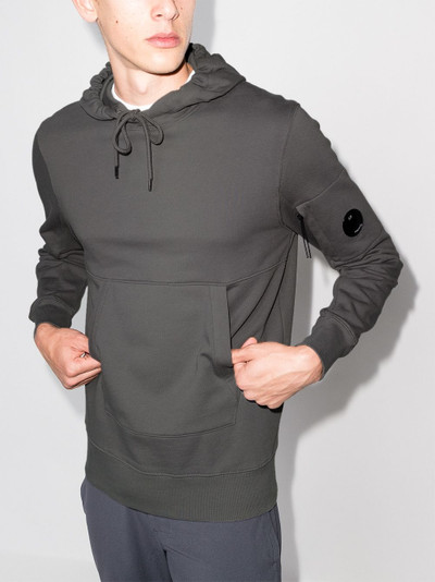 C.P. Company zip sleeve pocket hooded sweatshirt outlook