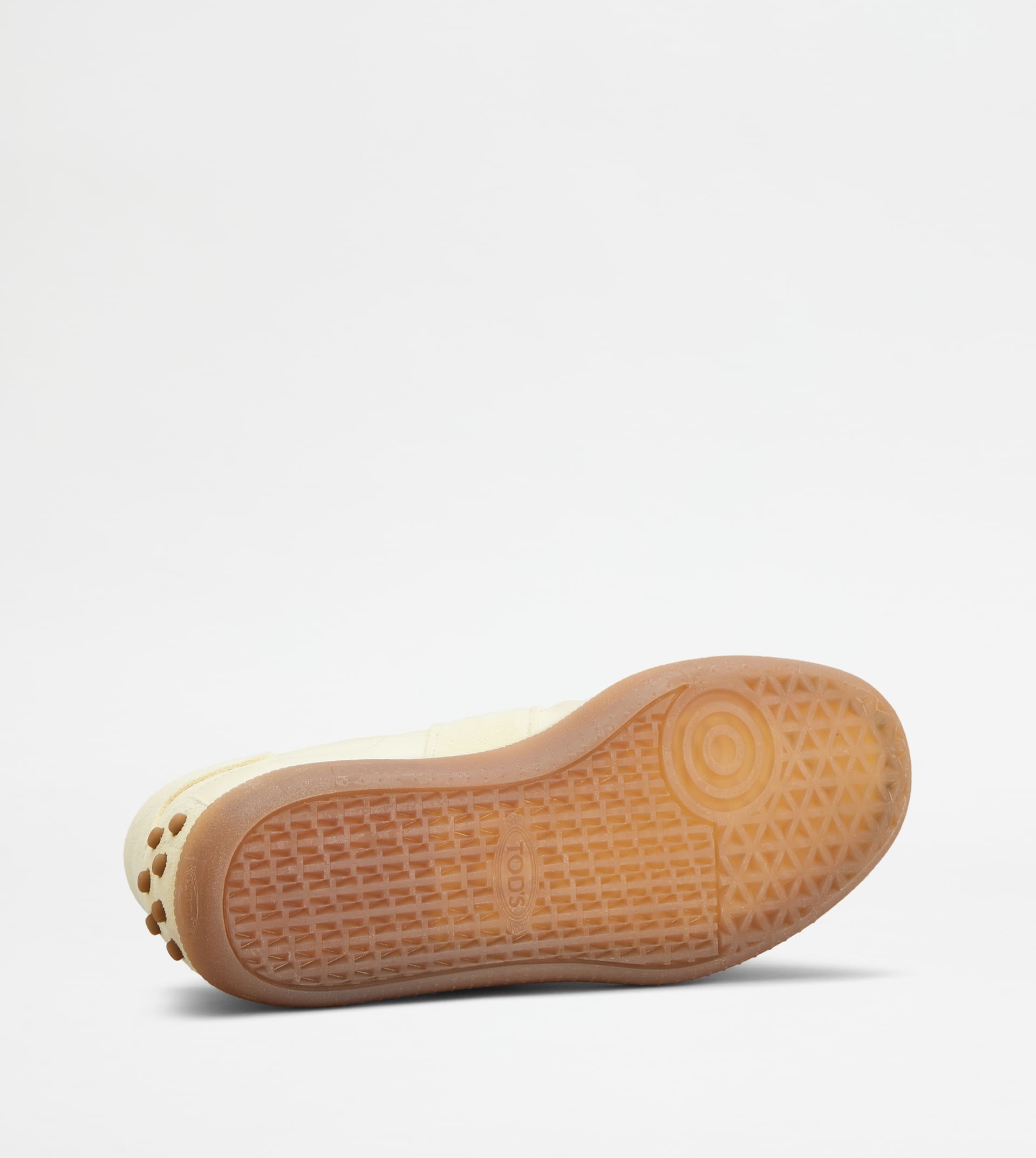 TOD'S TABS SNEAKERS IN LEATHER - YELLOW - 4
