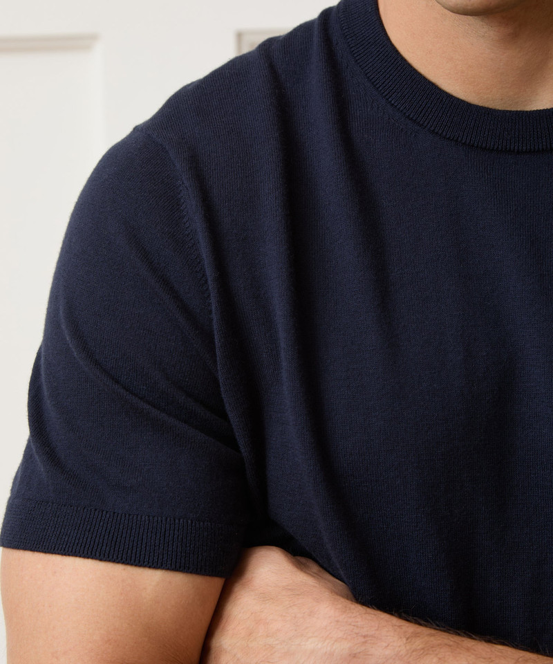 Cotton-Cashmere Sweater Tee 3
