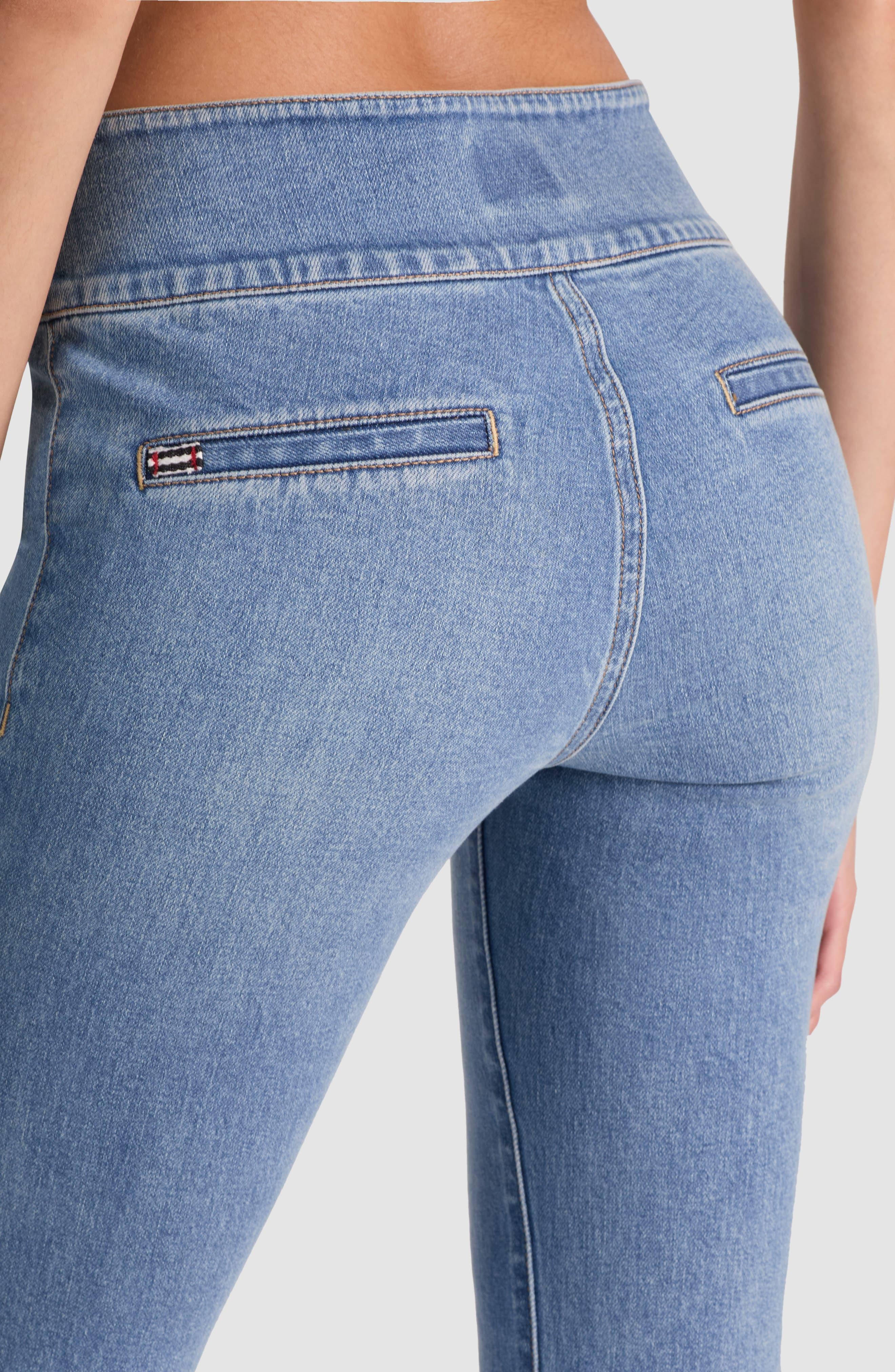 Alice + Olivia Hot Mid Rise Bootcut Jeans in Celine Vintage at Nordstrom - 4