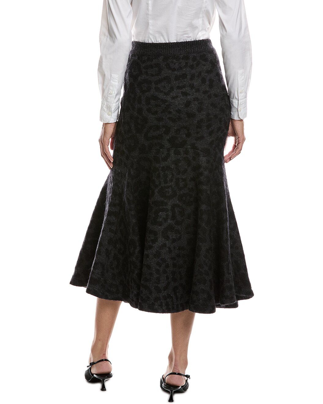 Valentino Mohair & Wool-Blend Sweater Skirt - 2
