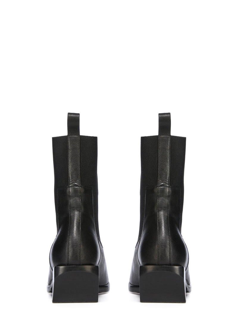 Waxed-Leather Chelsea Boots 4