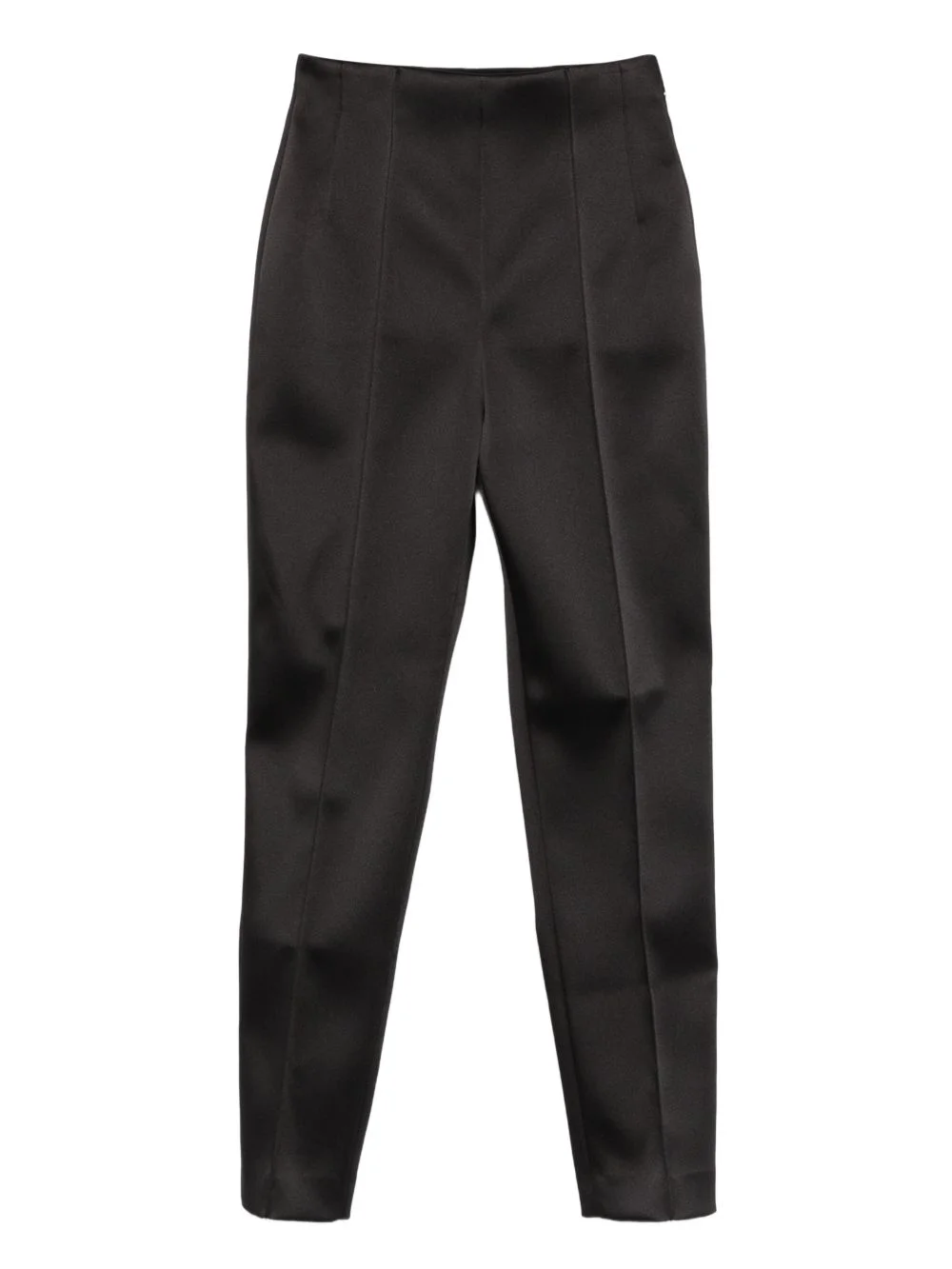high-waisted tailored trousers - 1