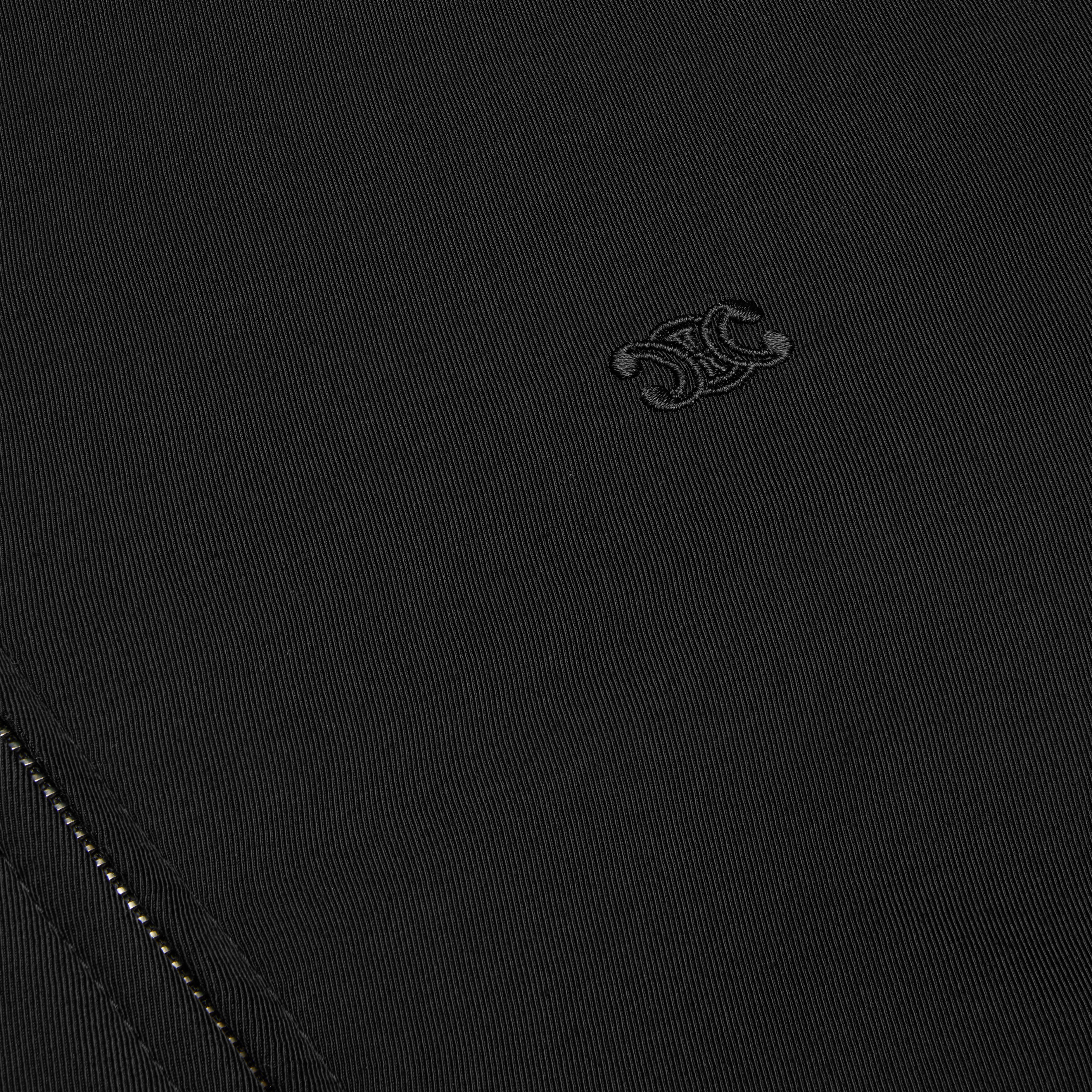 triomphe blouson jacket in rayon twill - 4