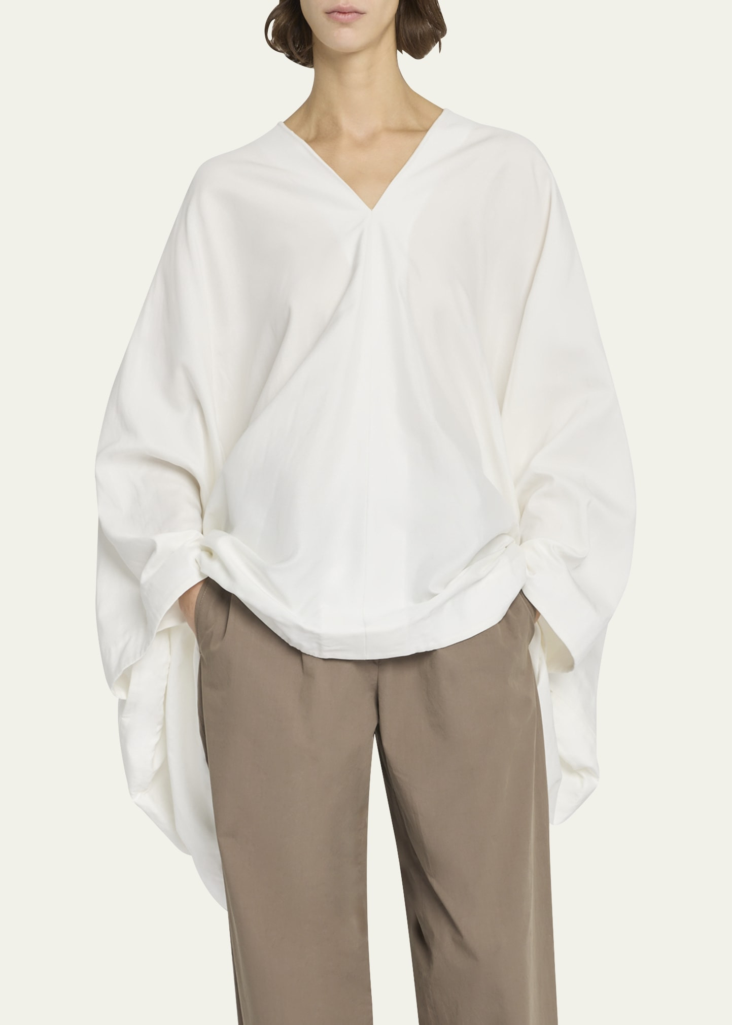 Cedar Handkerchief Poncho Top - 4