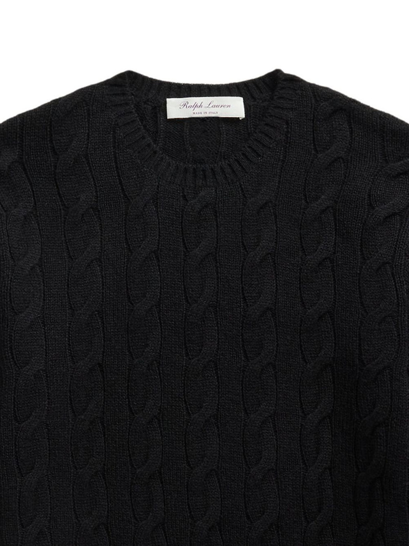 Ralph Lauren cable-knit cashmere jumper outlook