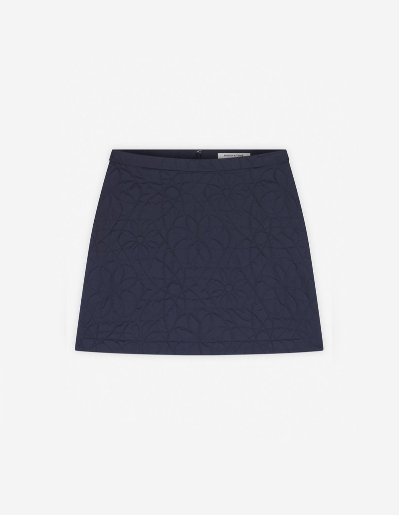 QUILTED MINI SKIRT - 1