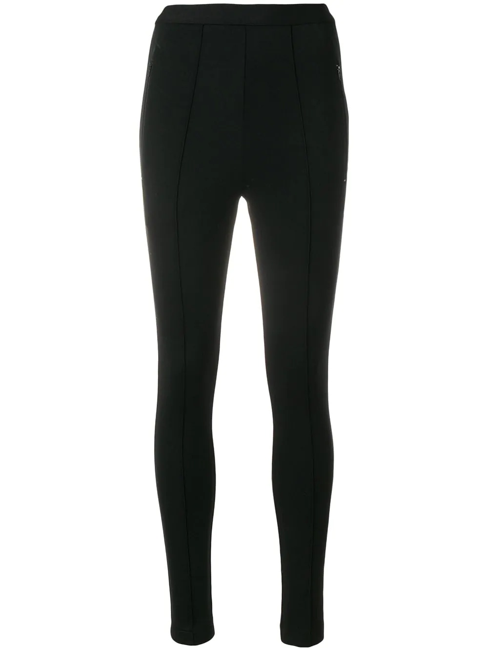 High waisted leggings with rear logo - 1