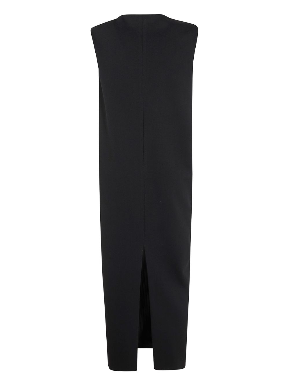 sleeveless asymmetric dress - 2