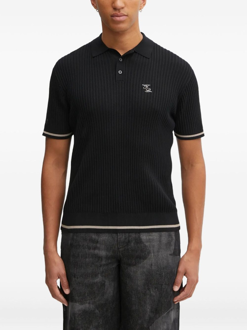 embroidered-logo polo shirt 1
