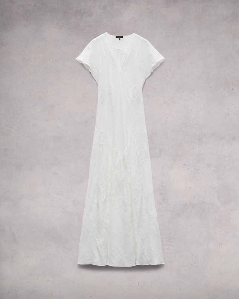 Delancy Ramie Embroidered Dress
Maxi 1