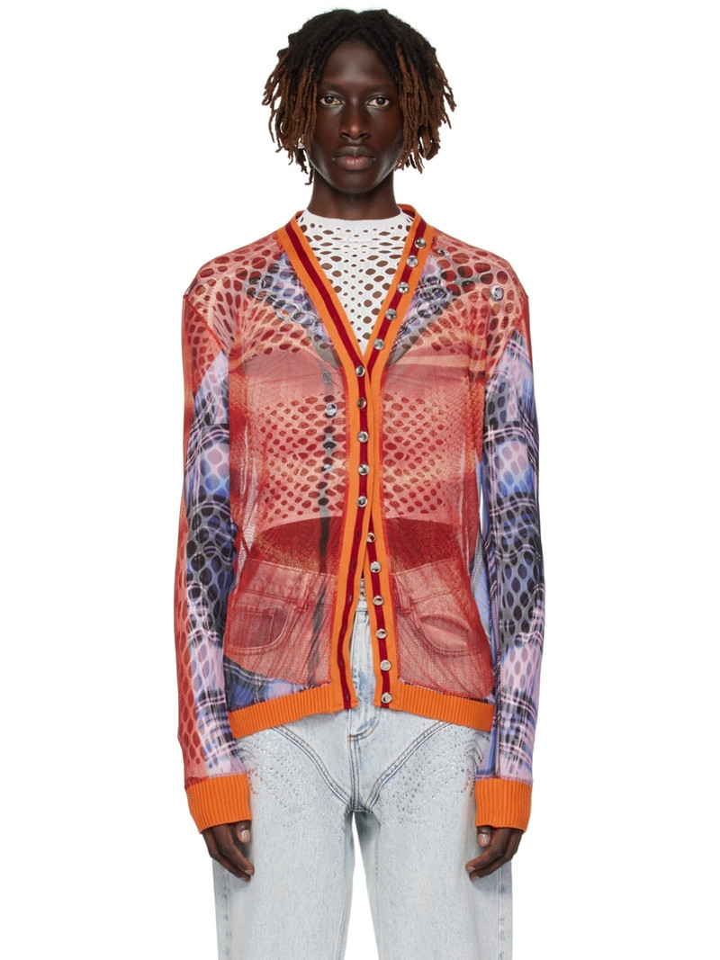 Orange Jean Paul Gaultier Edition Cardigan 1