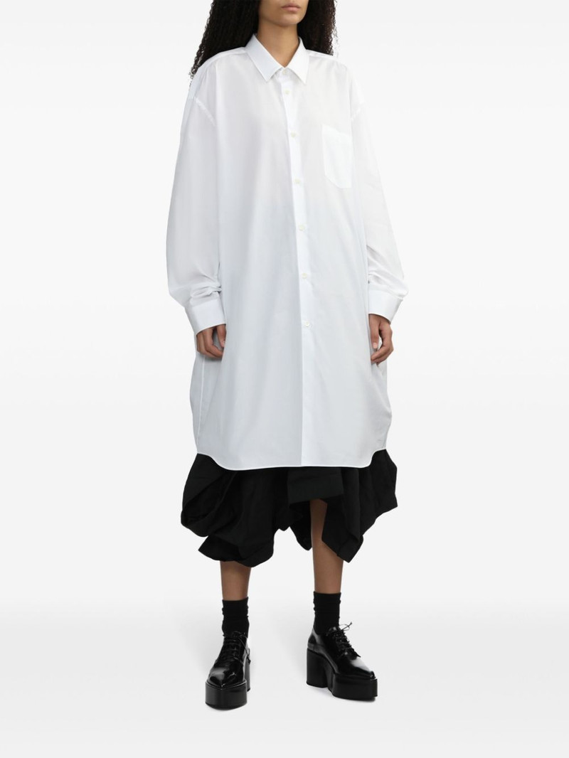 Comme des Garçons Comme des Garçons asymmetric high-rise midi skirt outlook