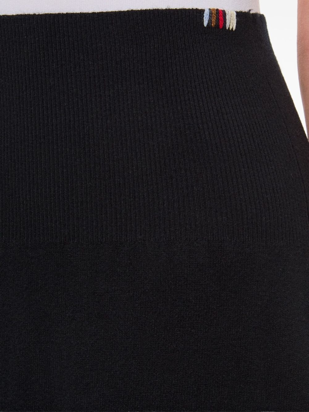 high-waisted draped skirt - 4