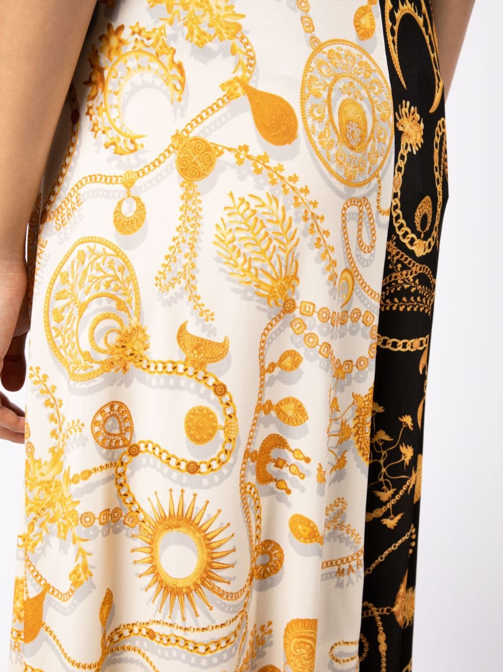 Ornament Jewellery-print midi skirt - 5