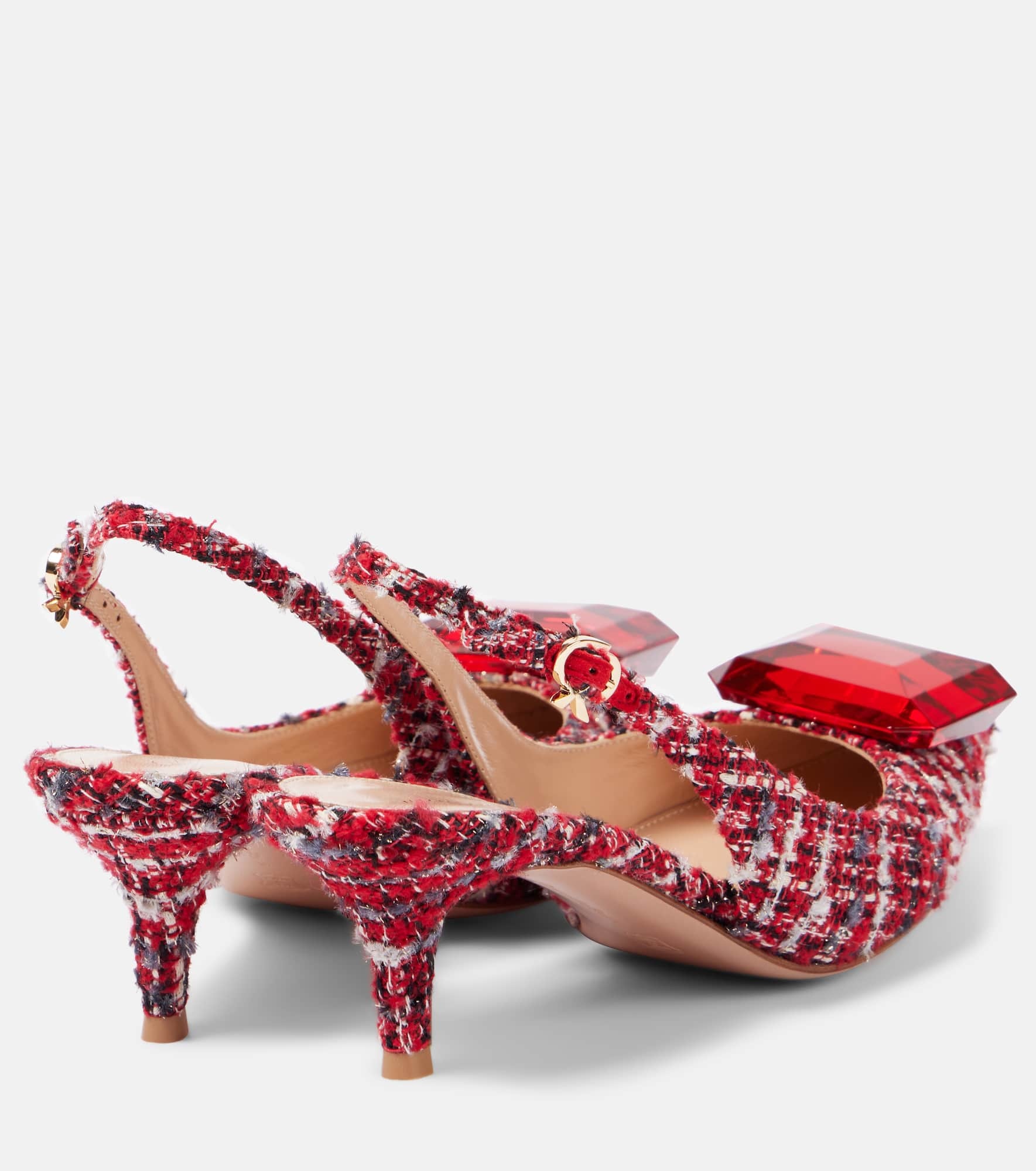 Jaipur bouclé slingback pumps - 2