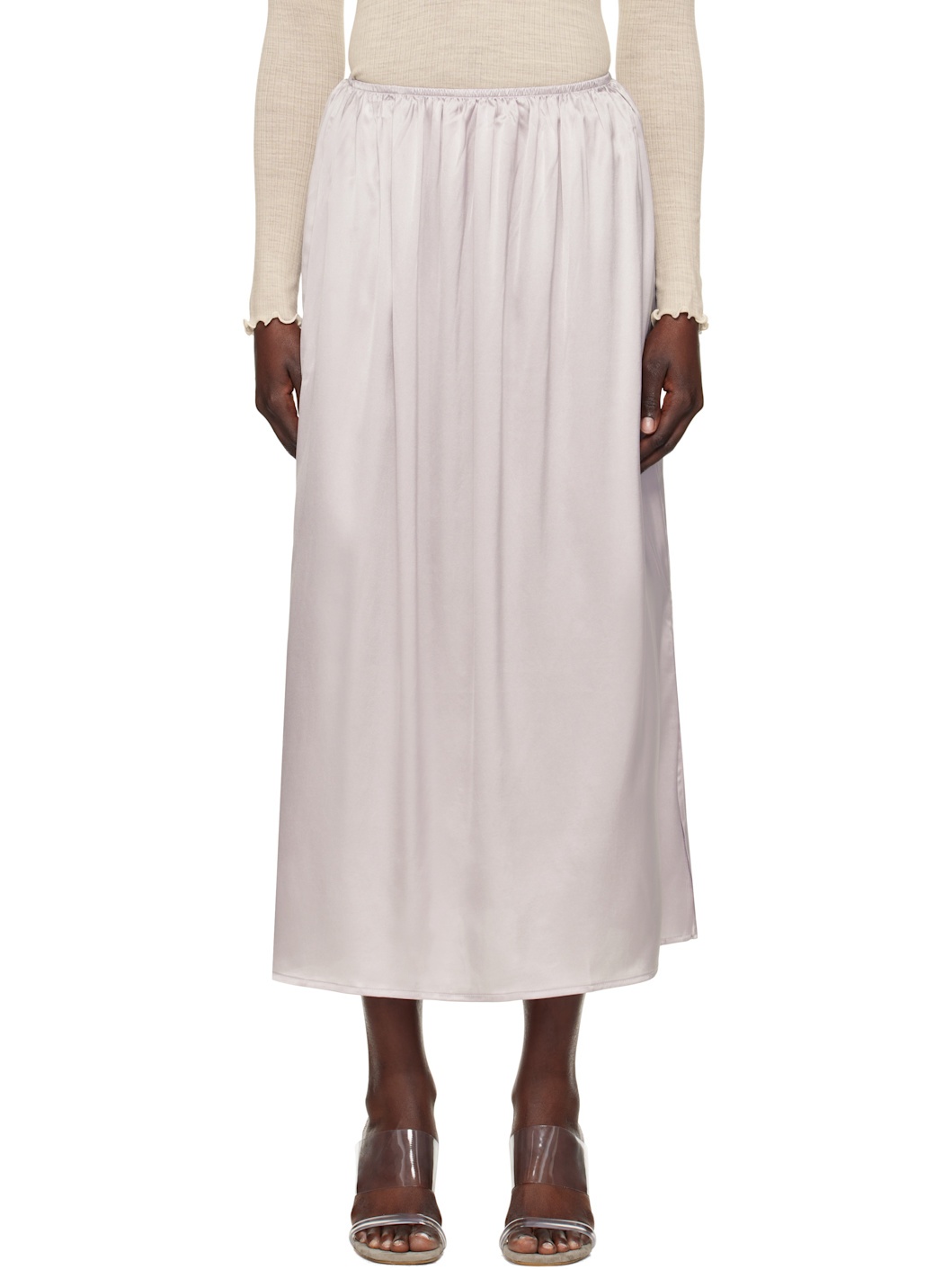 Purple City Midi Skirt - 1