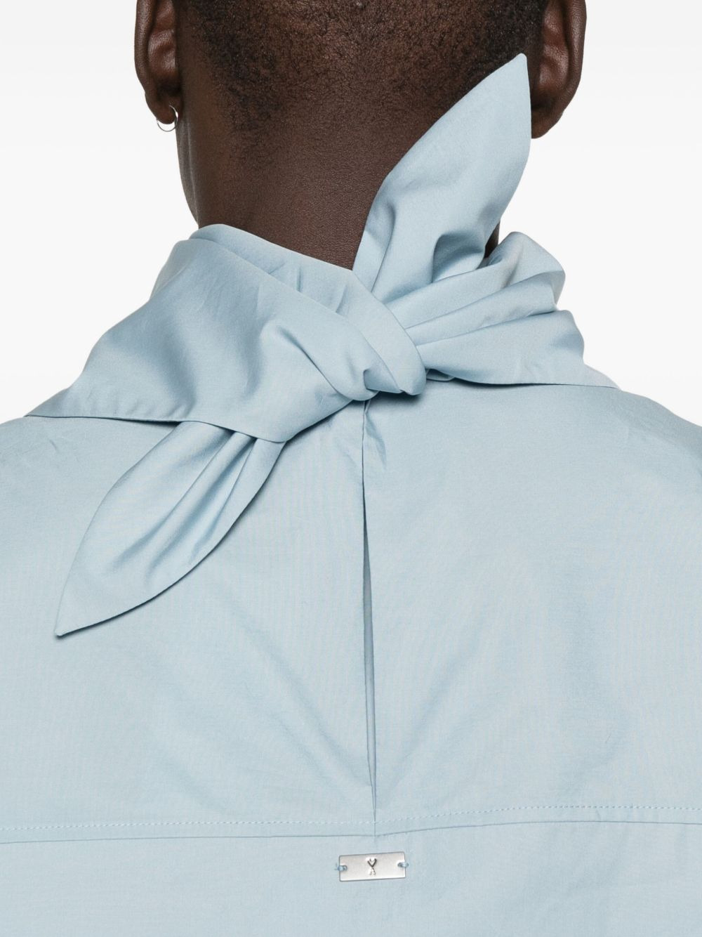 high-neck shirt - 5