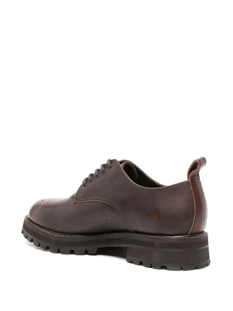 Commando Blucher leather derby shoes 3