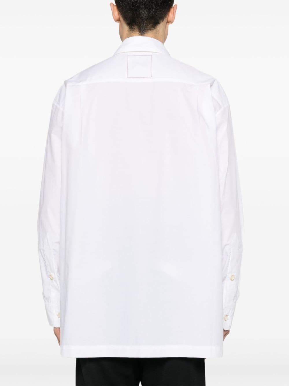 poplin long-sleeved shirt - 4